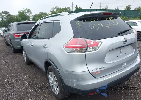 2016 Nissan Rogue S z USA, uszkodzony, nr VIN KNMAT2MV3GP704286